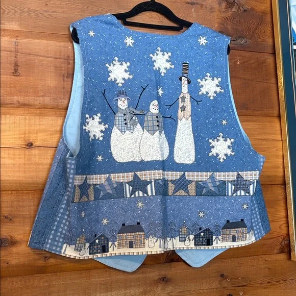 Winter Reverse-able Handmade Vest - Picture 4 of 10